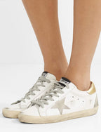 Casual Leather Sneakers Super Star Womens Sport Shoes Slide