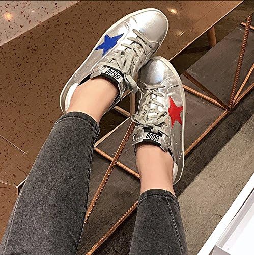 Men's Casual Sports Sneakers Non-Slip Retro Super Star Leather Shoes