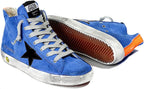 Casual Comfortable Rubber Flat Trainers Womens Walking Sneakers Retro High-top Sport Shoes