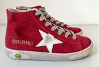 Casual Comfortable Rubber Flat Trainers Mens Walking Sneakers Retro High-top Sport Shoes