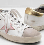 Women's Trainers Sneakers Leather Casual Walking Shoes Super Star Slide