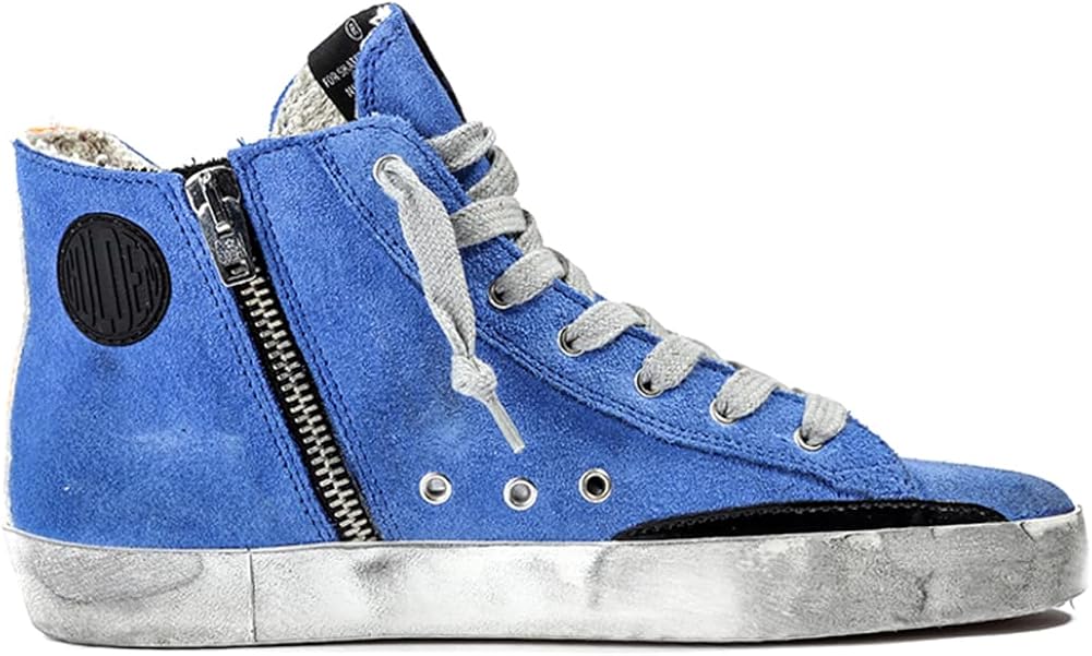 Casual Comfortable Rubber Flat Trainers Womens Walking Sneakers Retro High-top Sport Shoes