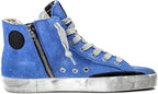 Casual Comfortable Rubber Flat Trainers Womens Walking Sneakers Retro High-top Sport Shoes