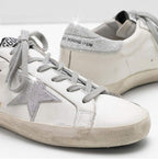 Women's Trainers Sneakers Leather Casual Walking Shoes Super Star Slide
