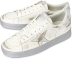 Mens Sneakers Breathable Hard-Wearing Lace-up Trainers Walking Low Flat Sport Shoes