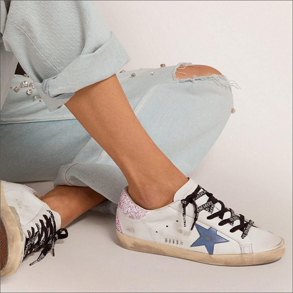 Shoes for Men Sneakers Lightweight Leather Casual Non-Slip Flat Trainers Outdoor