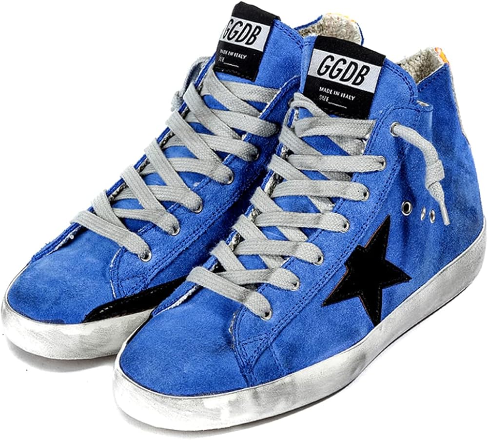 Casual Comfortable Rubber Flat Trainers Womens Walking Sneakers Retro High-top Sport Shoes