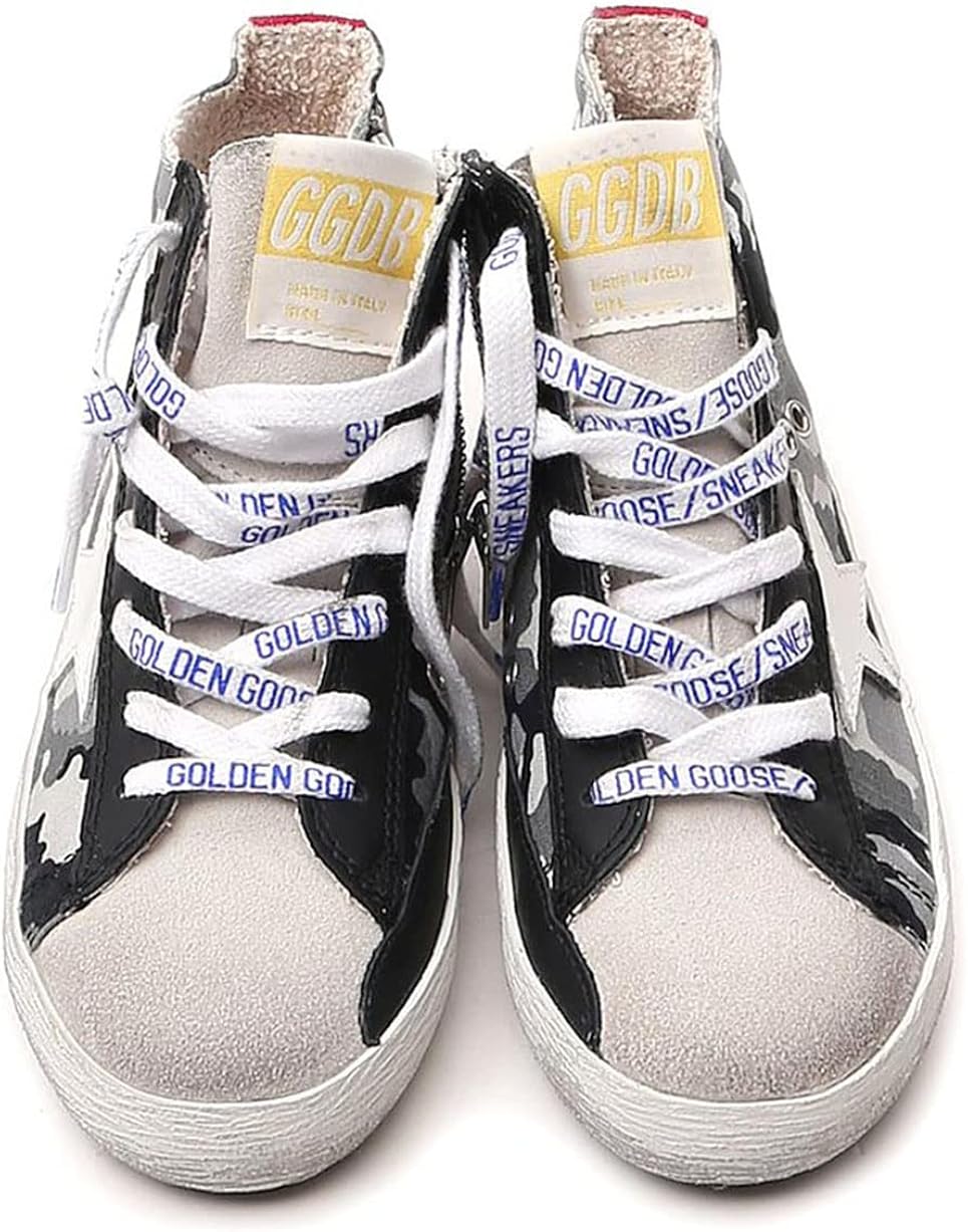 Outdoor Comfortable Flat Sport Shoes Mens High Top Sneakers Fashion Cool Lace-up Trainers